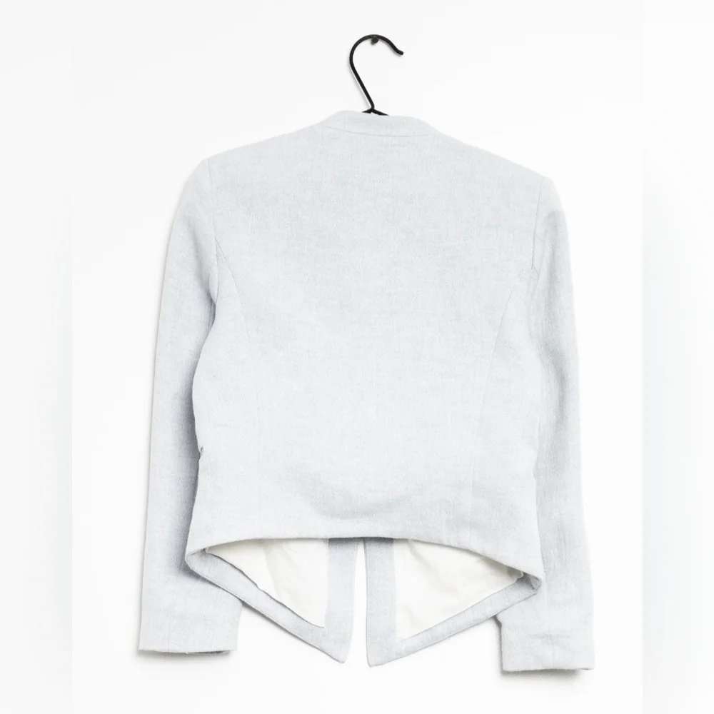 Sandro Paris Blazer Baby Blue size 40  european ptp 19" - Picture 2 of 16